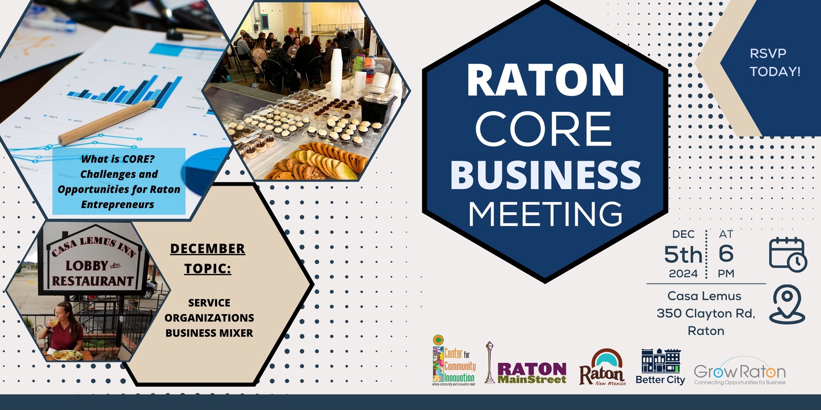 Banner image for December CORE Meeting - Business Mixer