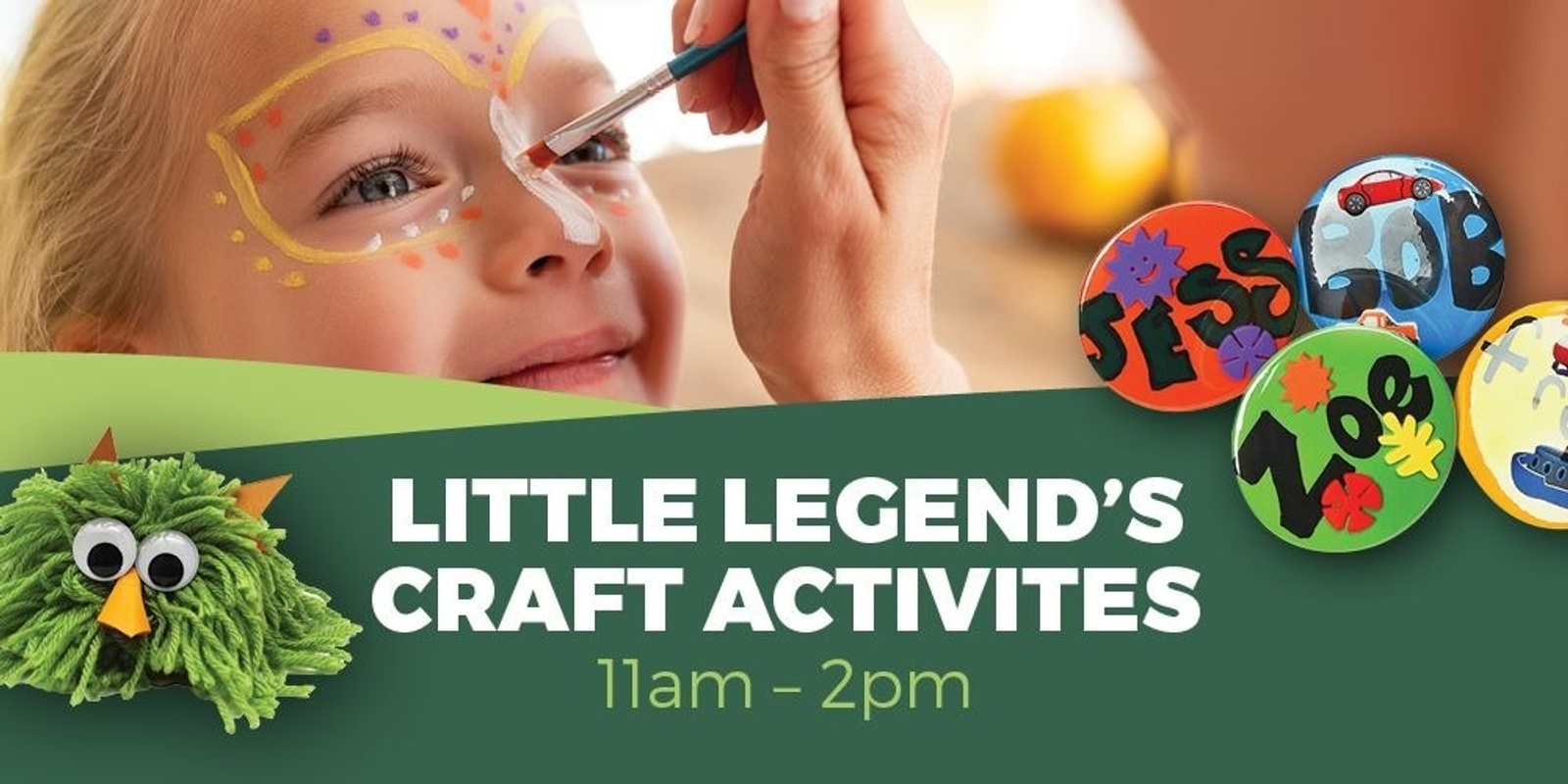 Banner image for Greenvale's "Little Legends" Craft Activities