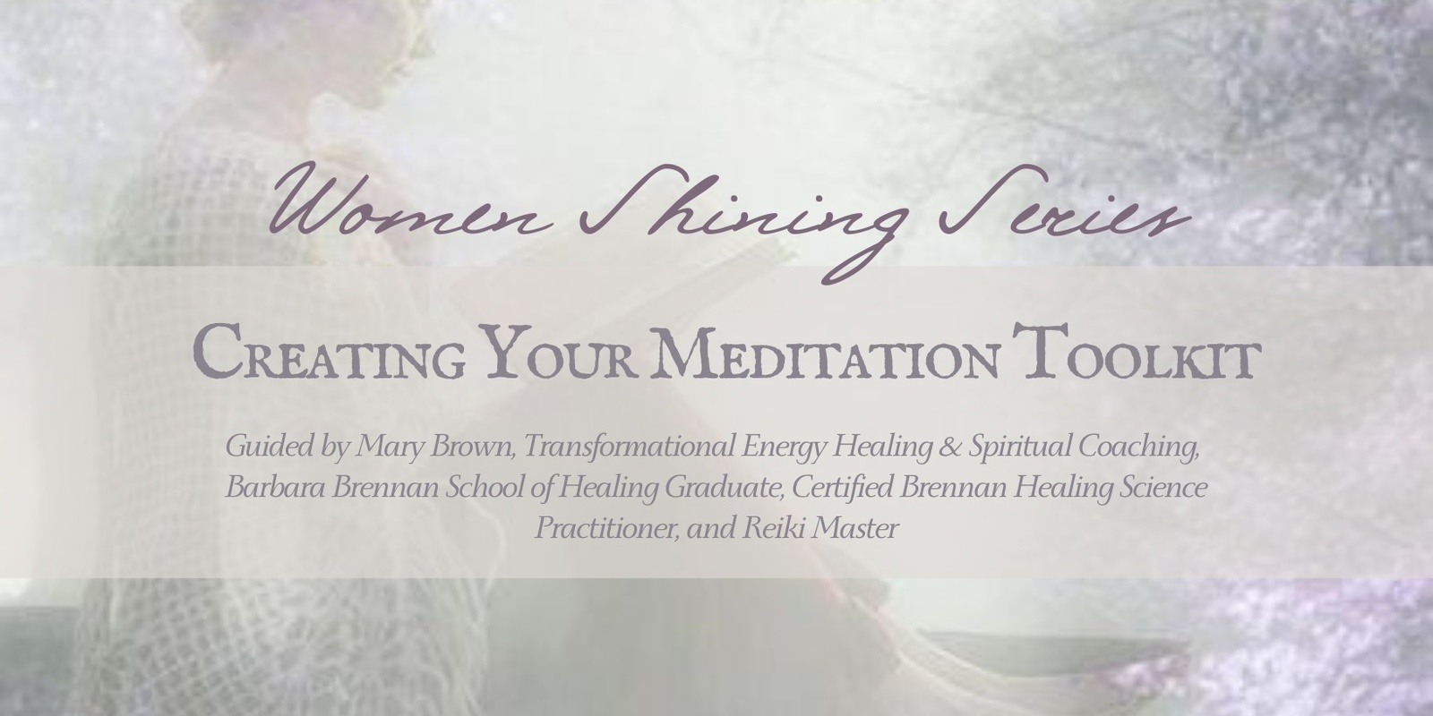 Banner image for Create Your Meditation Toolkit 