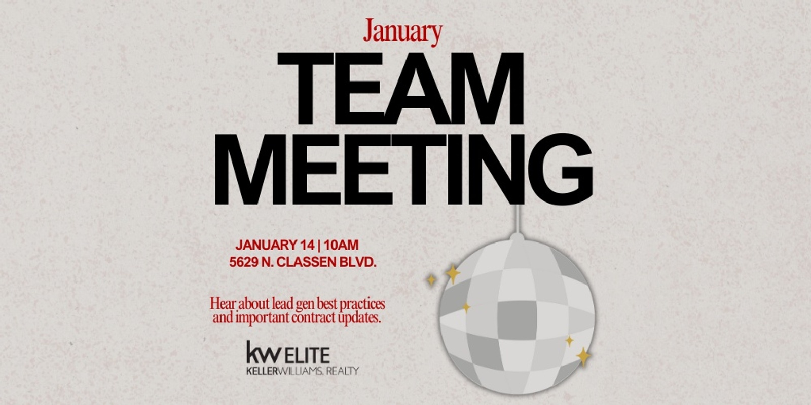 Banner image for January Team Meeting