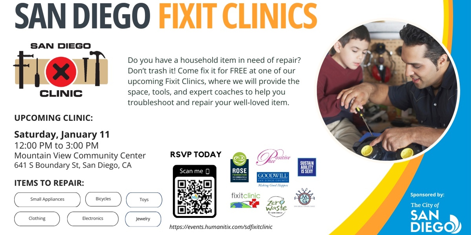 Banner image for San Diego Fixit Clinic