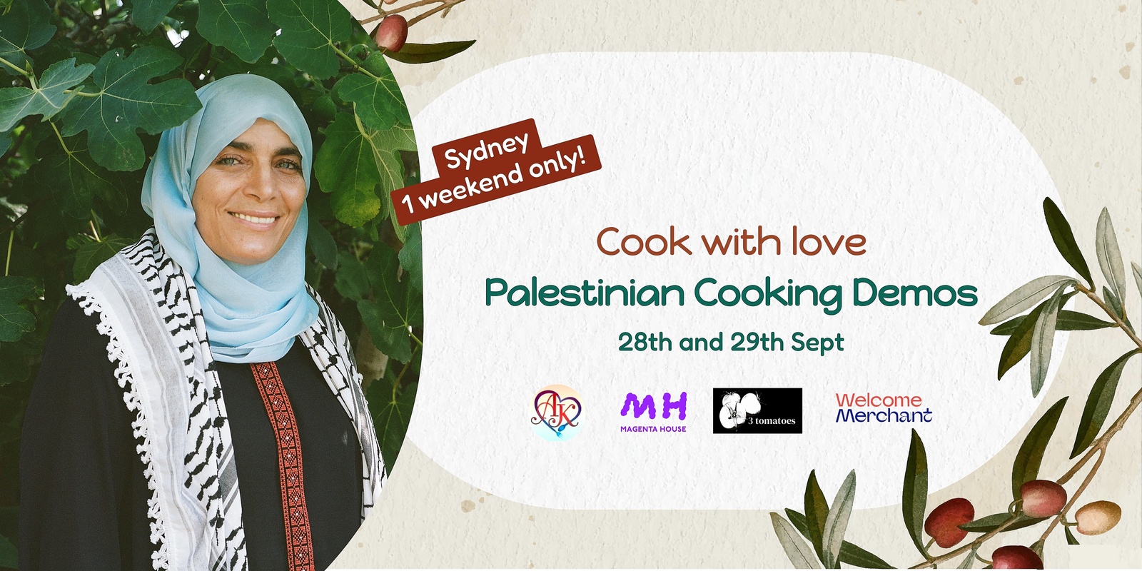 Banner image for Sydney-  Palestinian Cooking Demos