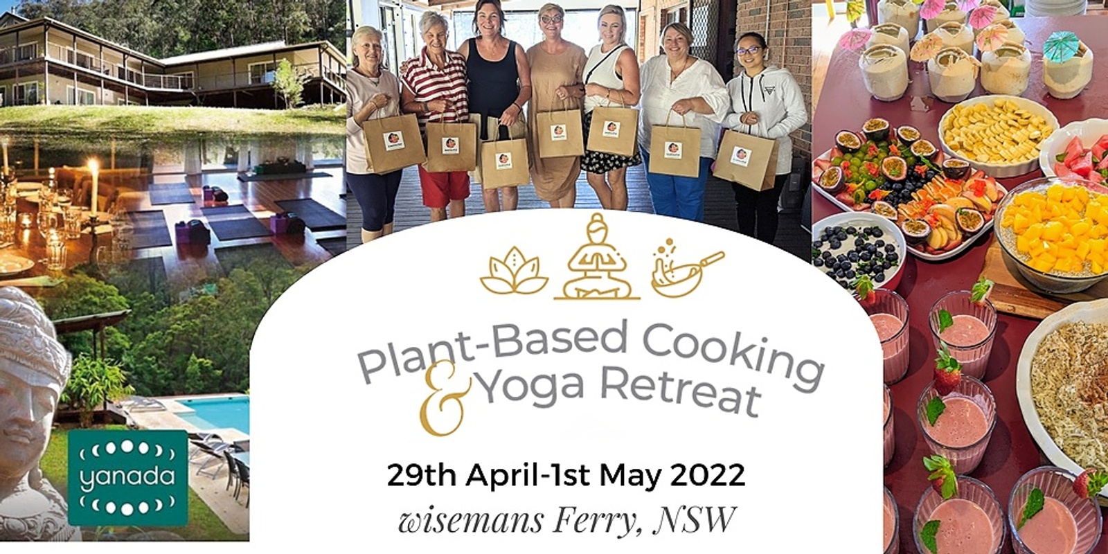 Banner image for Plant Based Cooking and Yoga Retreat ( rescheduled to new date )