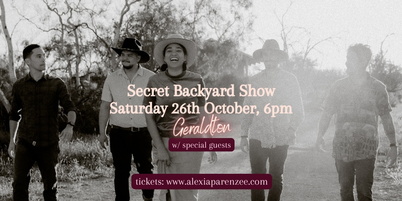 Banner image for Secret Backyard Show - Geraldton 🎉