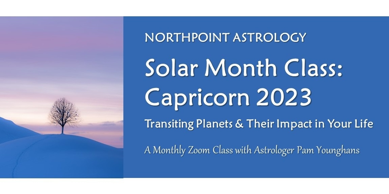 Banner image for Solar Month Class: Capricorn 2023