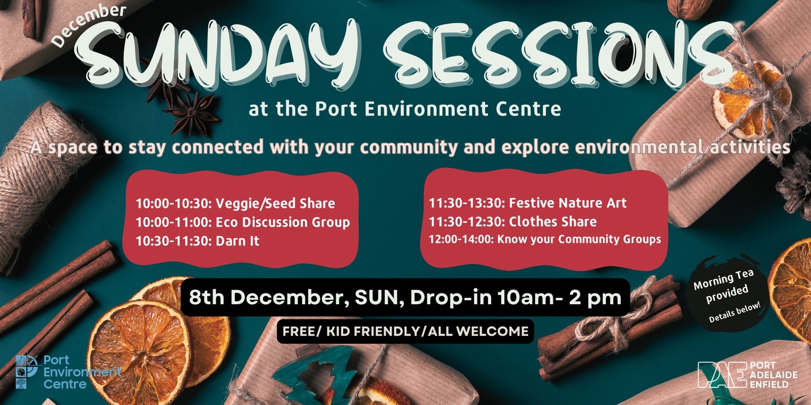 Banner image for December Sunday Session - Special Festive Activities