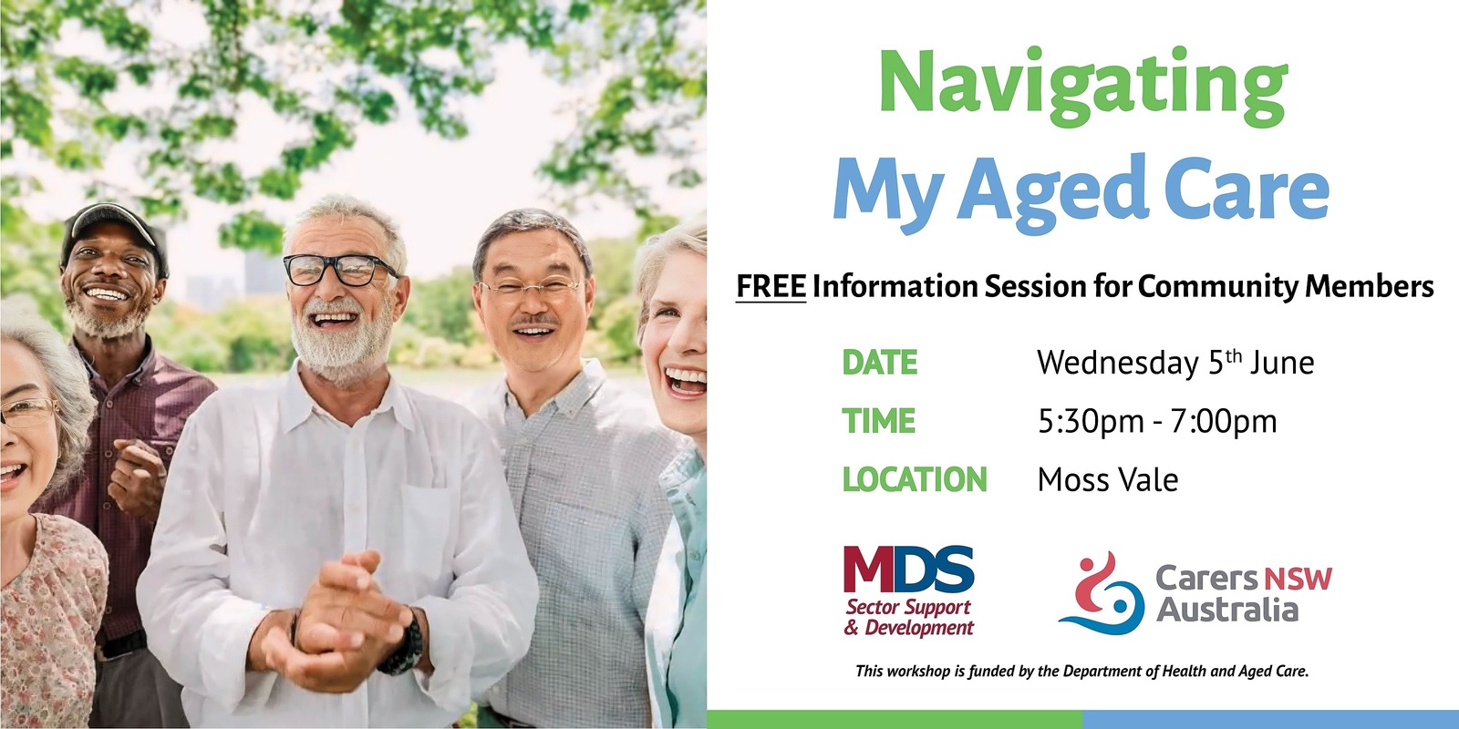 Banner image for Navigating My Aged Care