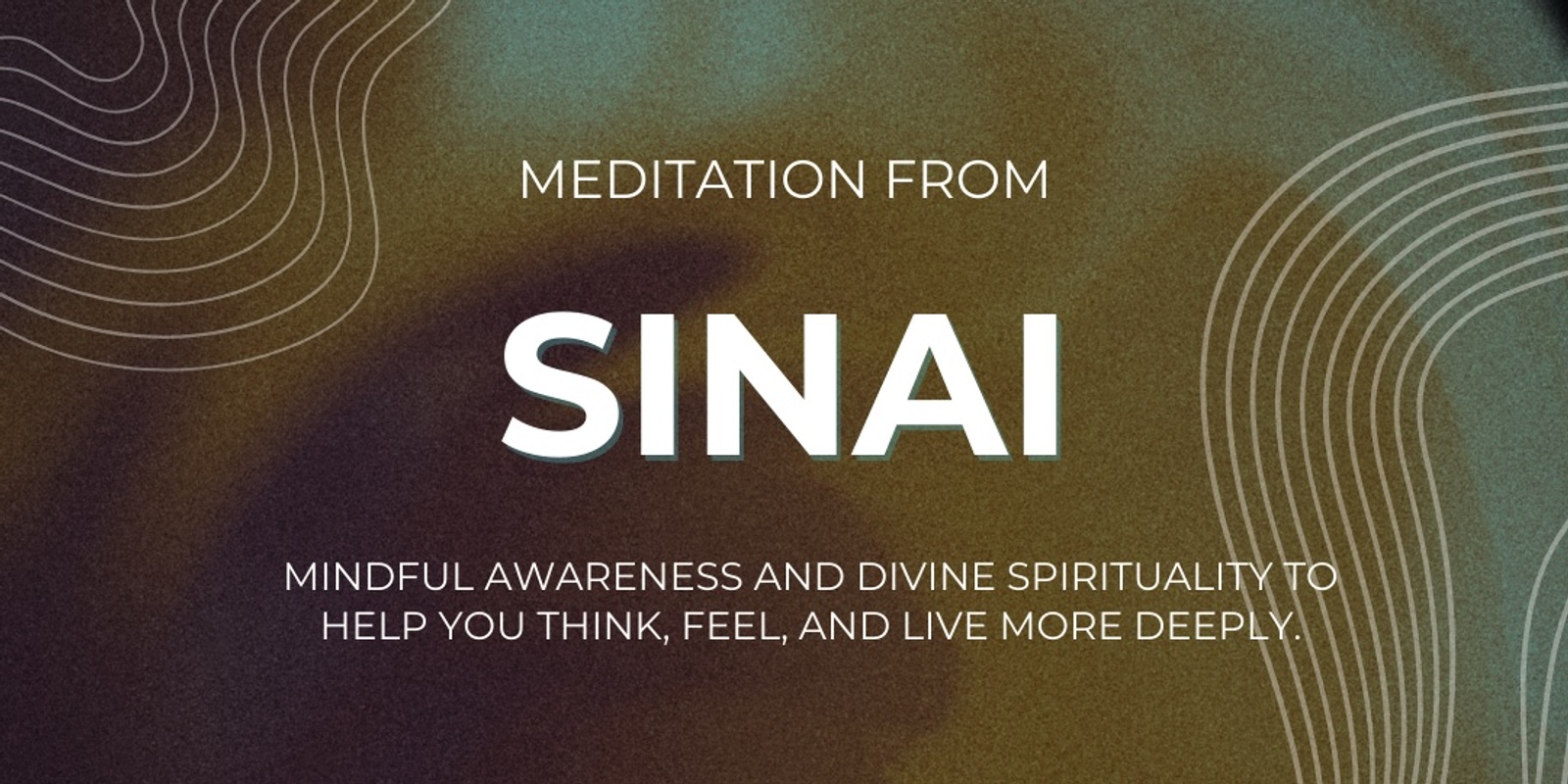 Banner image for Meditation from Sinai