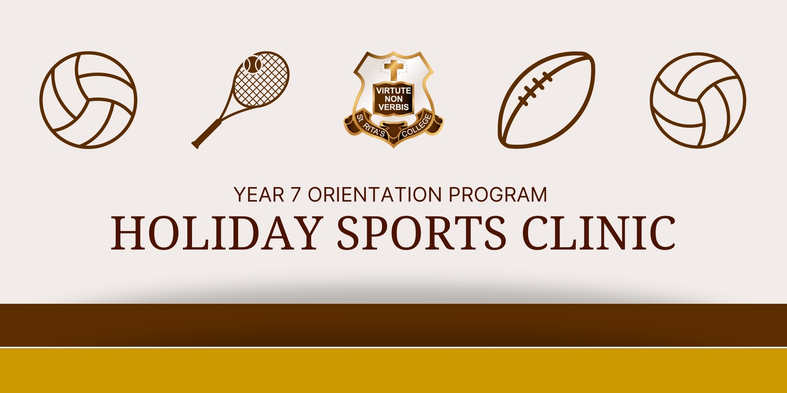 Banner image for Year 7 2025 - St Rita's College Holiday Sports Clinic