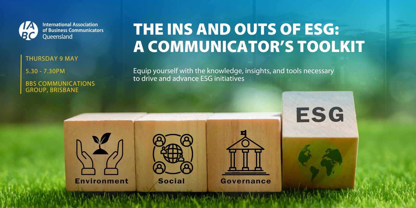 Banner image for The ins and outs of ESG: a communicator’s toolkit