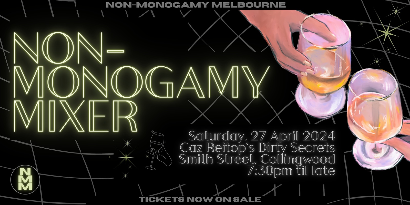 Banner image for 'NON-MONOGAMY MIXER' by Non-Monogamy Melbourne