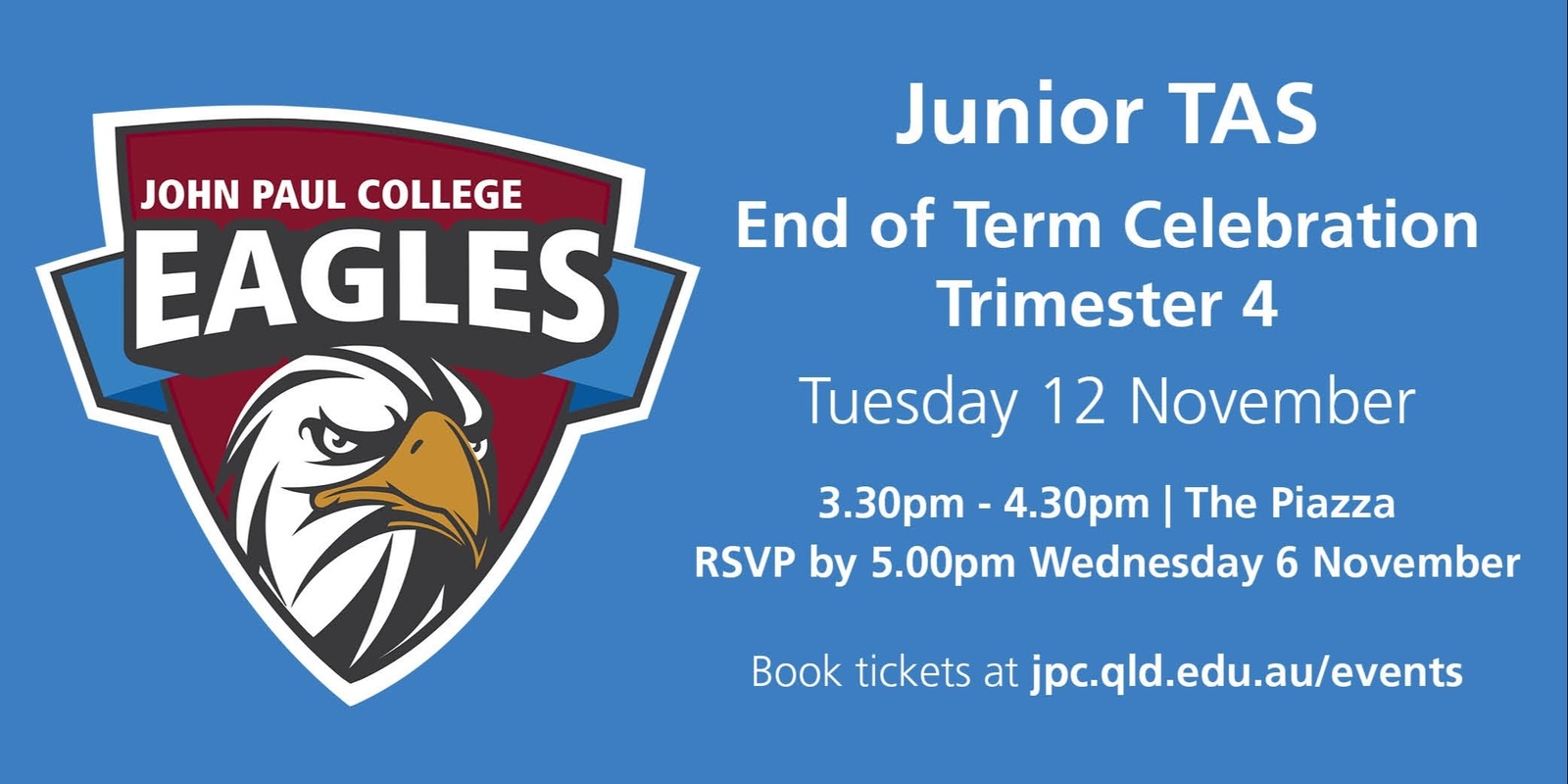 Banner image for Junior TAS End of Season Celebration - Term 4