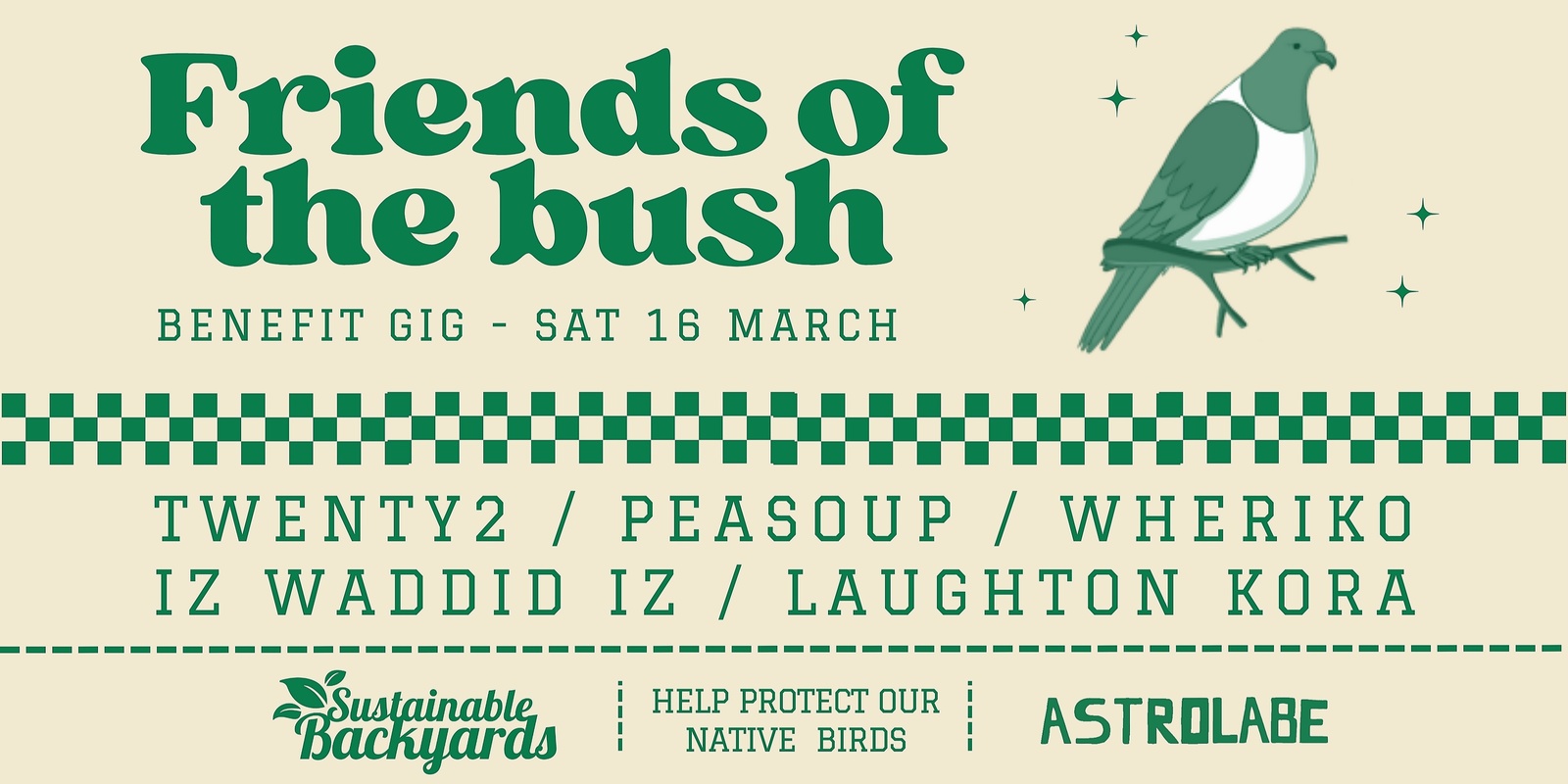Banner image for Friends Of The Bush Benefit Gig