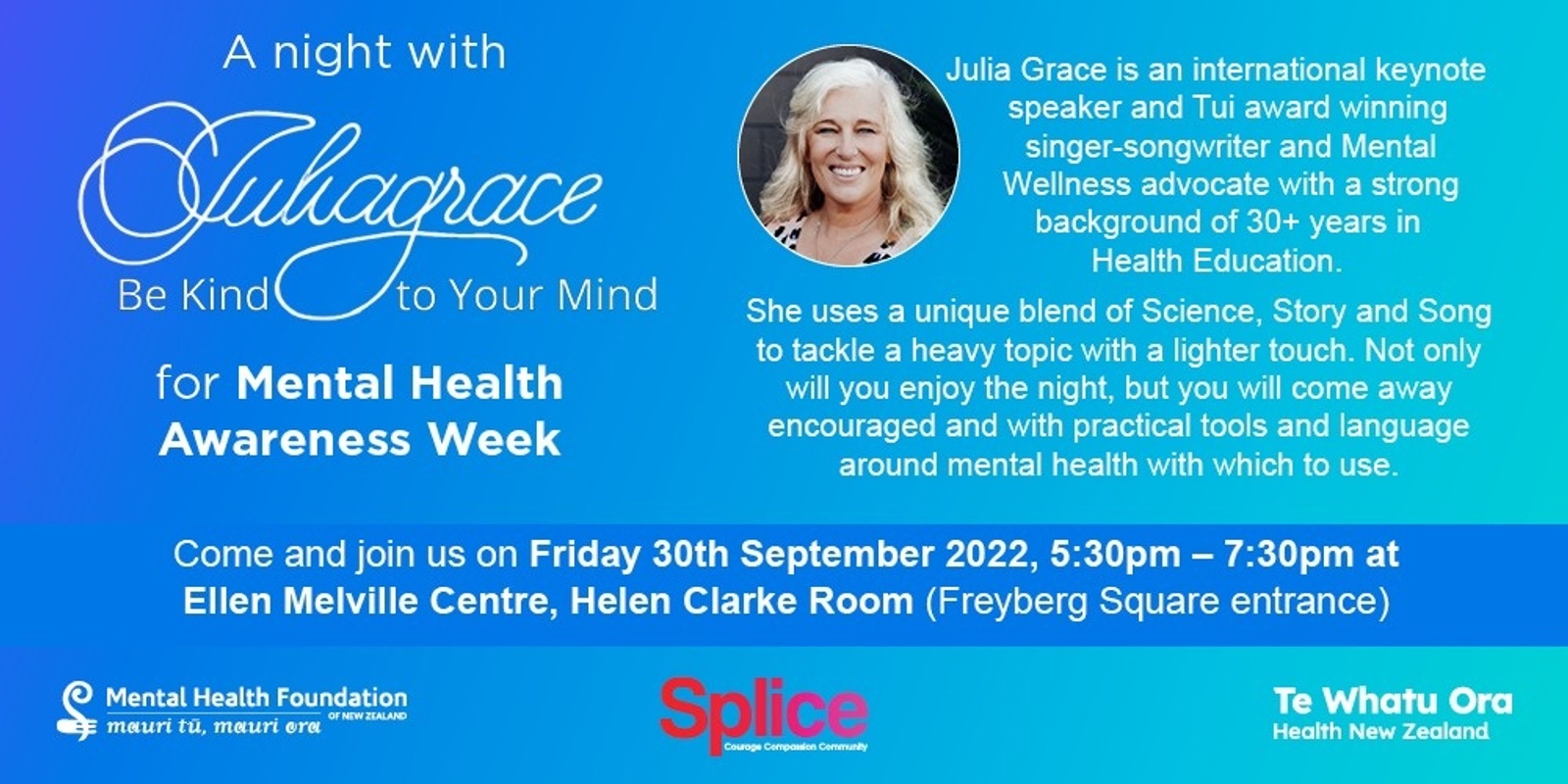 Banner image for A Night with Julia Grace