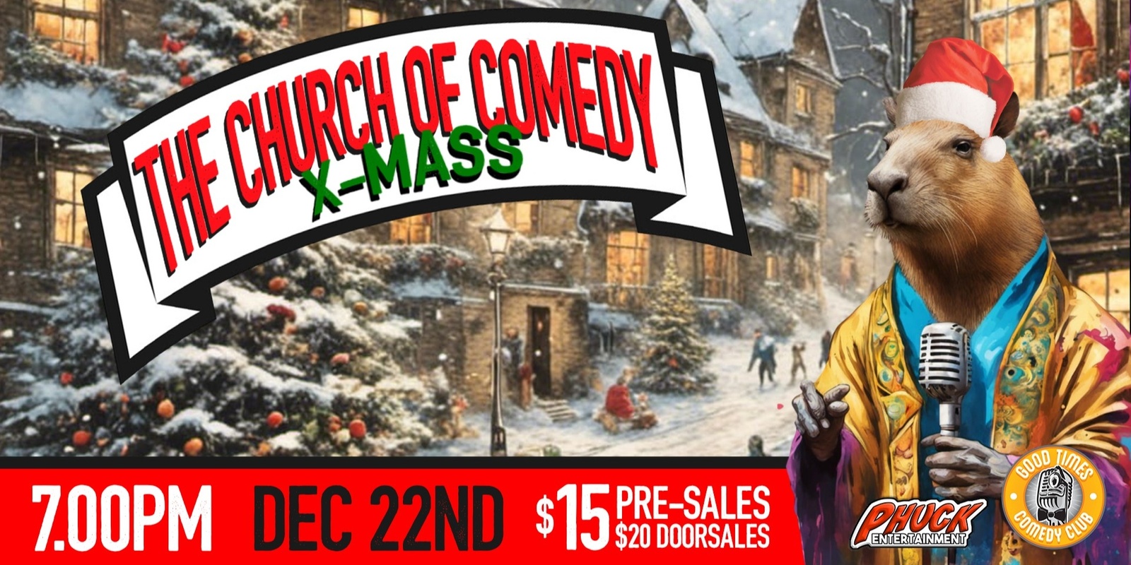 Banner image for The Church of Comedy X-Mass