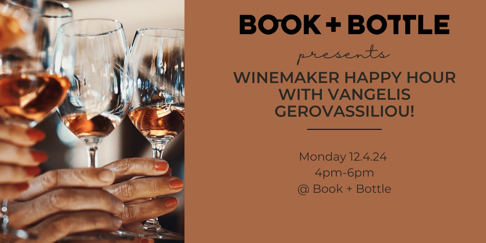 Banner image for Winemaker Happy Hour with Vangelis Gerovassiliou!