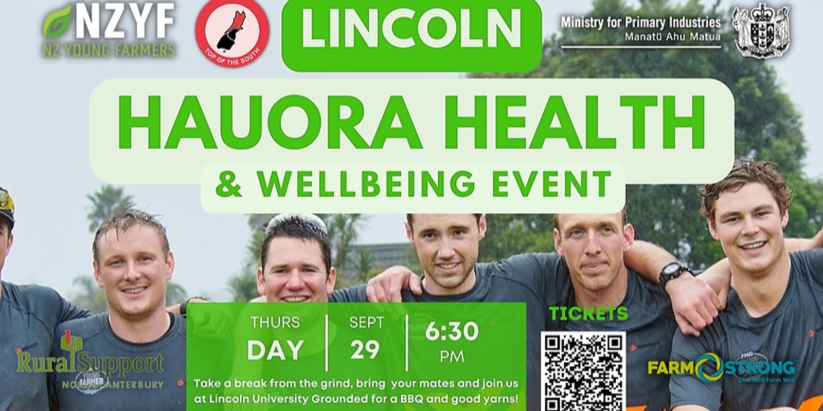 Banner image for Lincoln Hauora Health & Wellbeing Event
