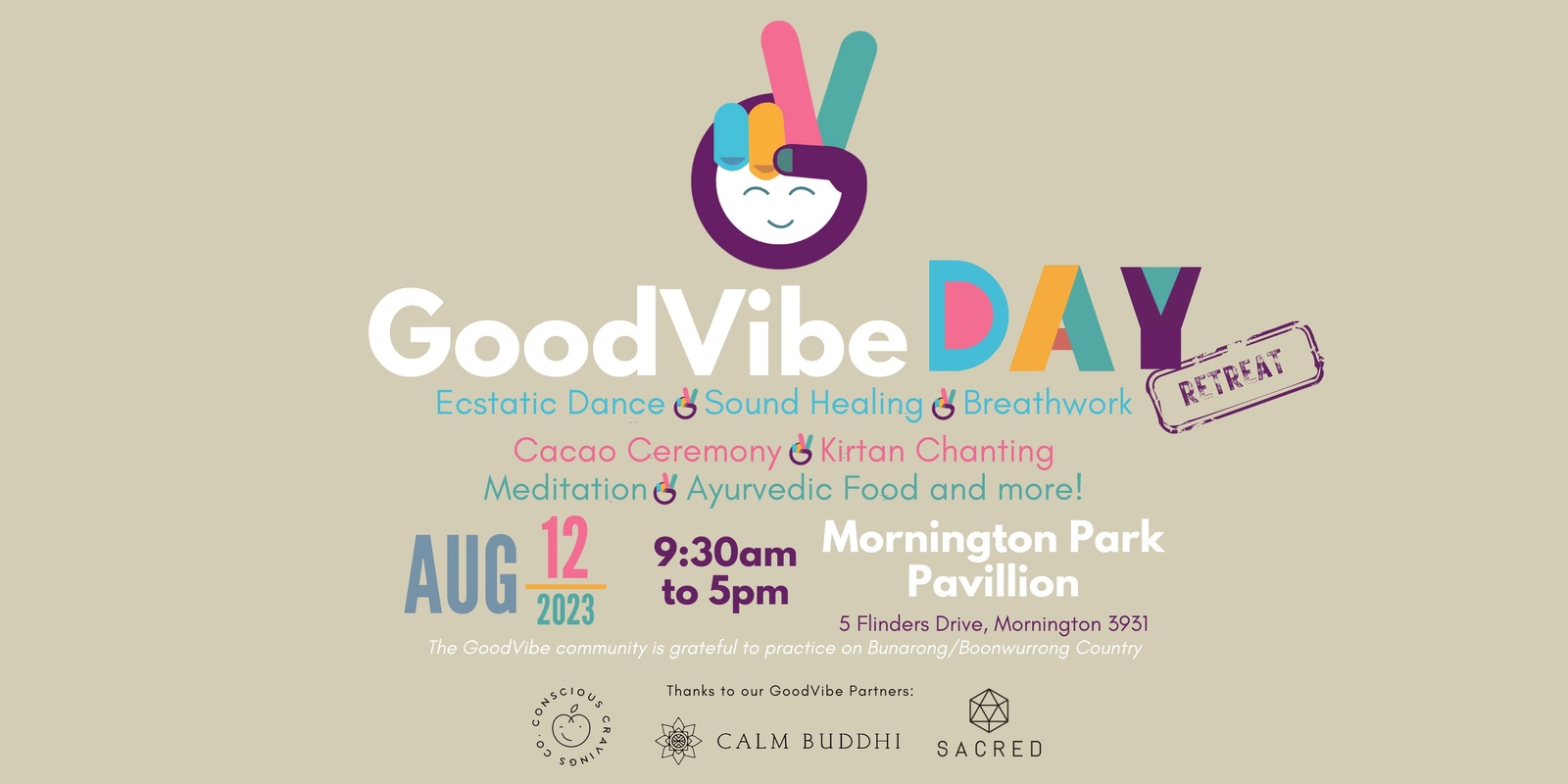 Banner image for GoodVibe Day 12 August 2023