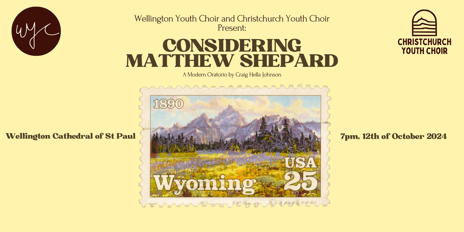 Banner image for Considering Matthew Shepard: A Wellington Youth Choir Concert