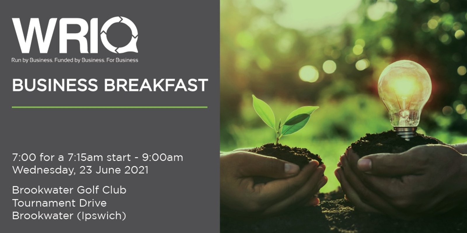 Banner image for WRIQ Business Breakfast (June 2021)