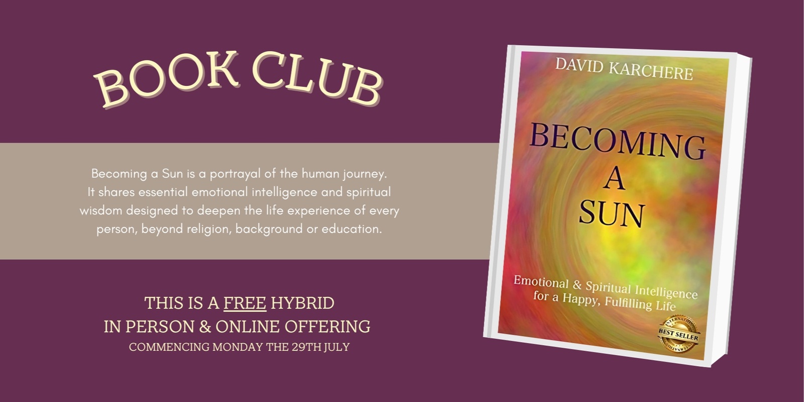 Banner image for Book Club ~ Becoming A Sun