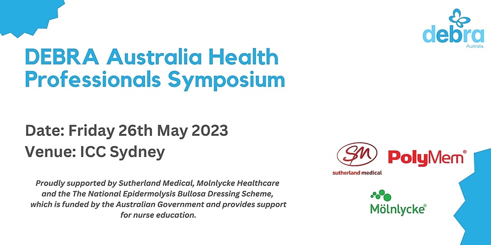 Banner image for DEBRA Australia Health Professionals Symposium 2023