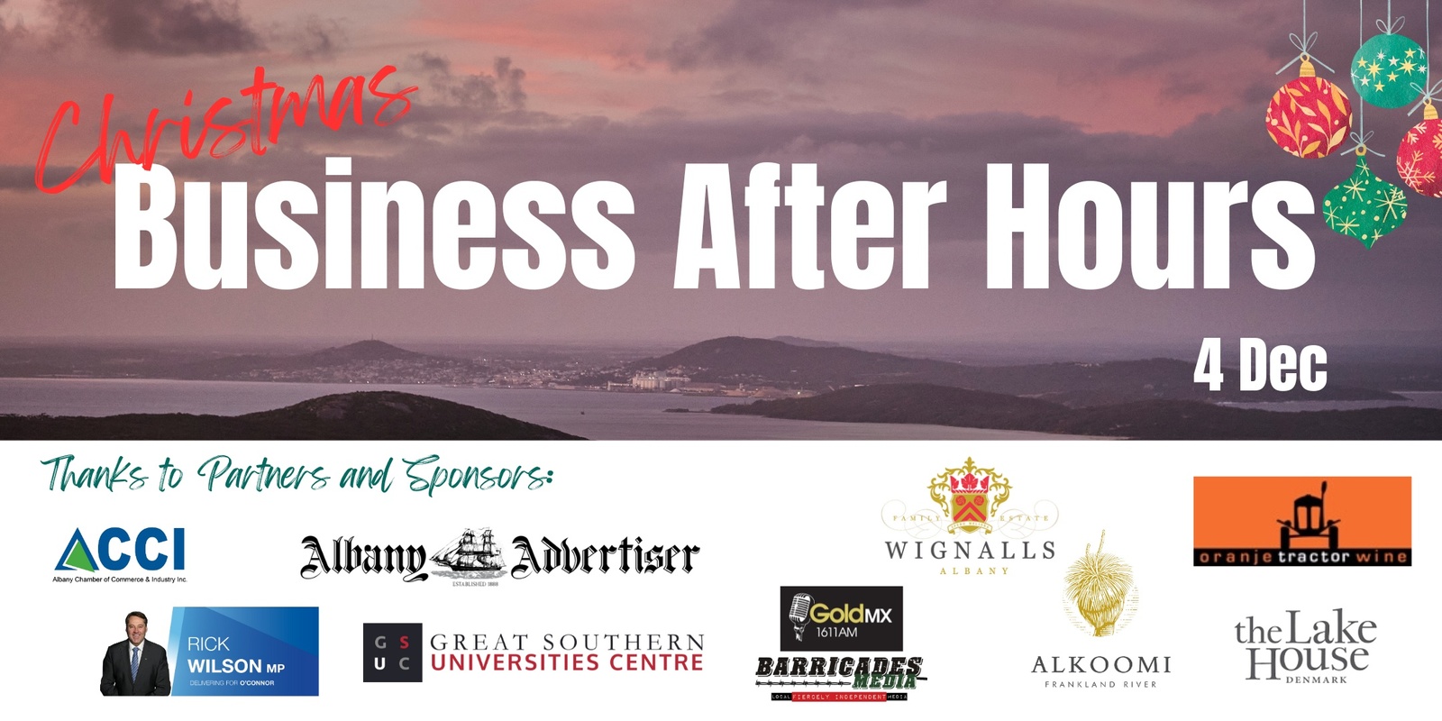 Banner image for Business After Hours Christmas Celebration