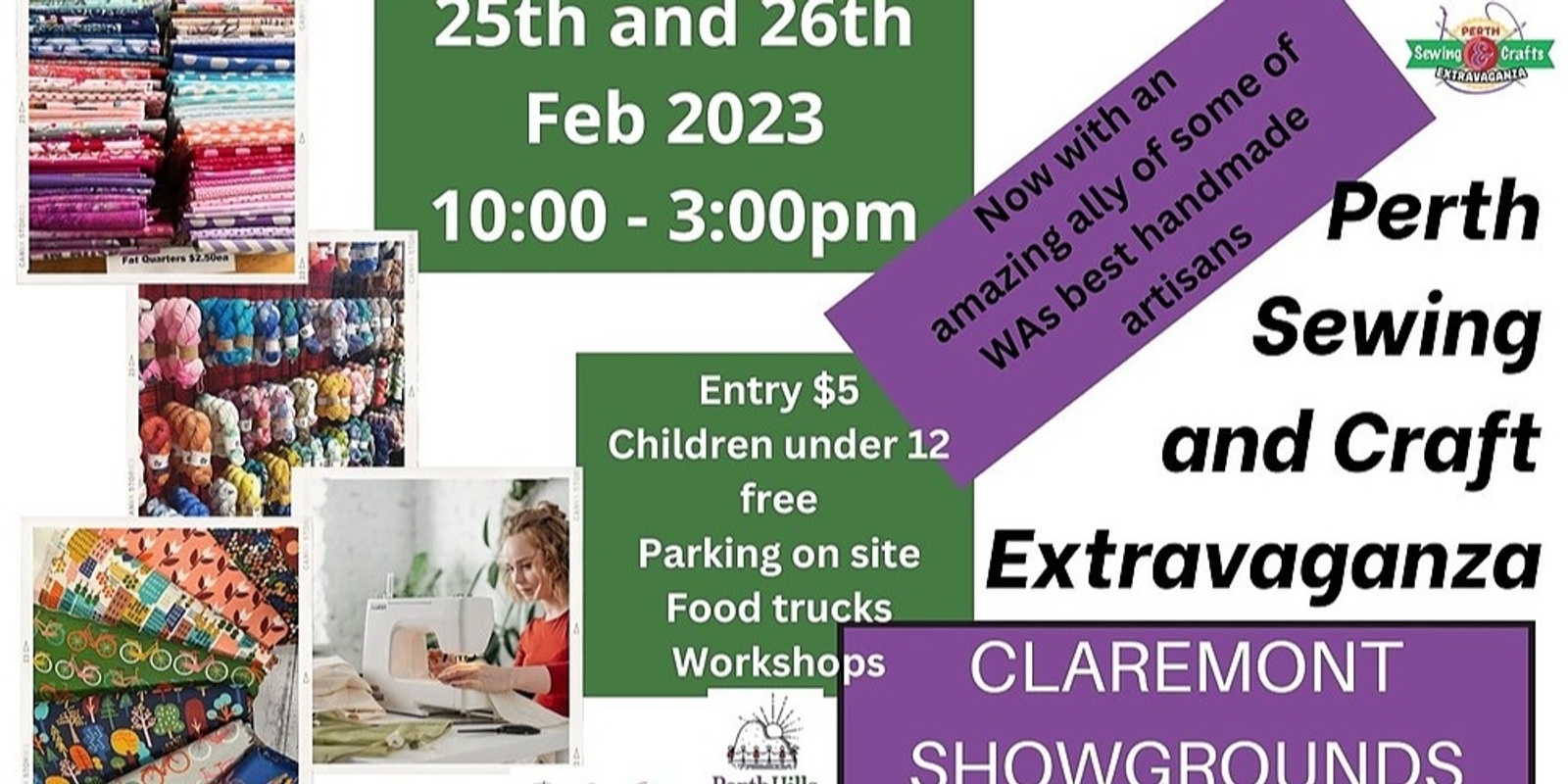 Banner image for Perth Sewing and Craft Extravaganza
