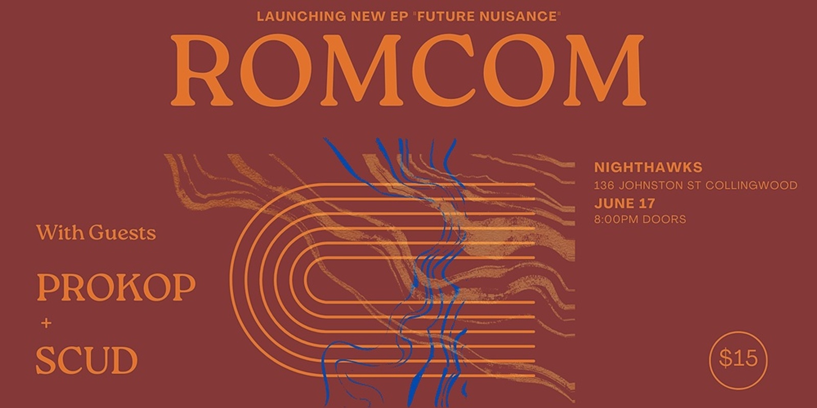 Banner image for Romcom "Future Nuisance" EP Launch w/ Prokop + SCUD