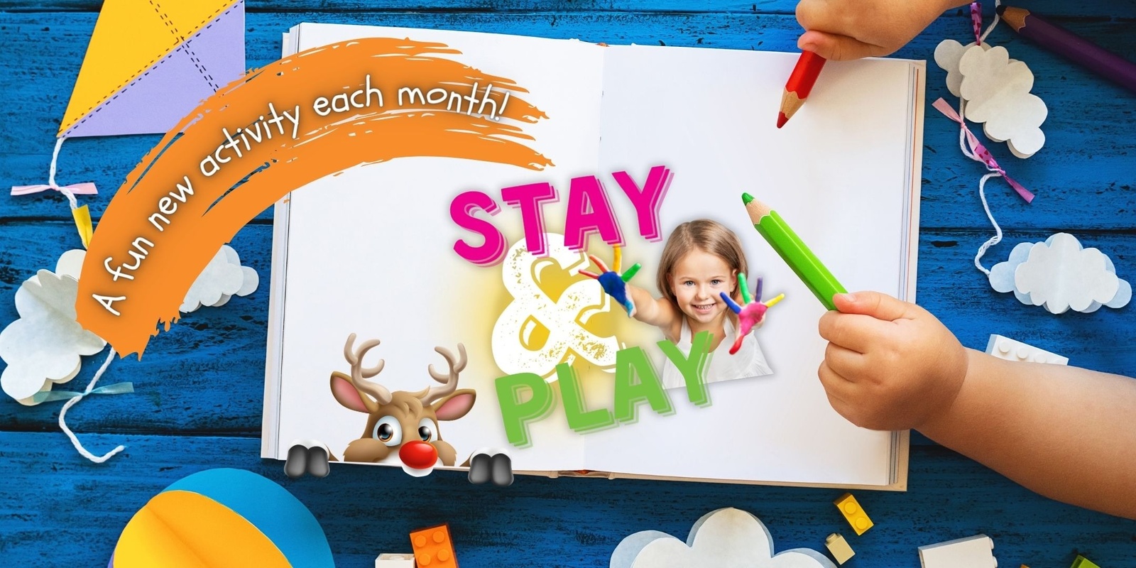 Banner image for Stay & Play - Reindeer Card Holder