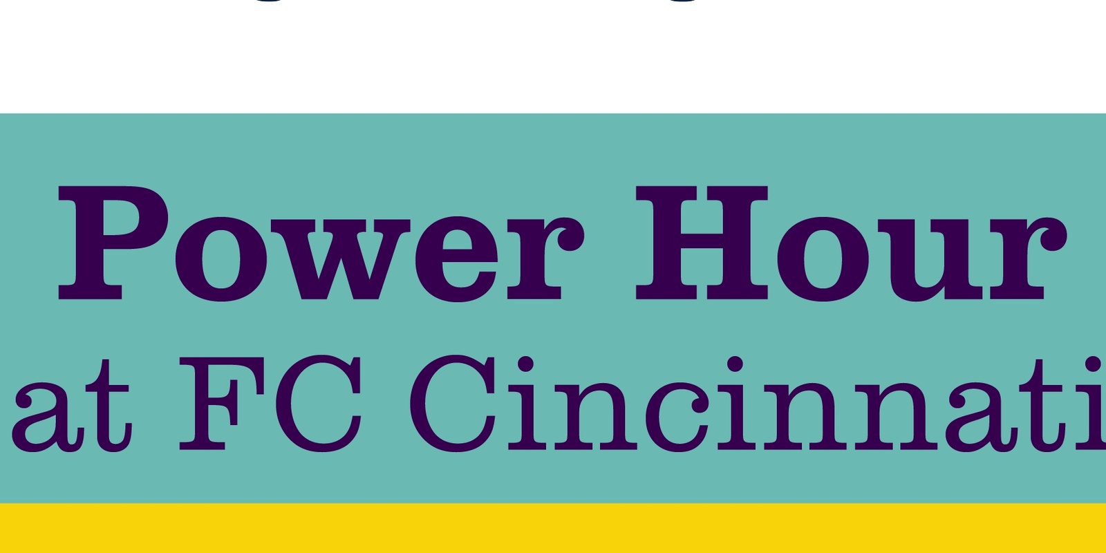 Banner image for P2P Power Hour at FC Cincinnati