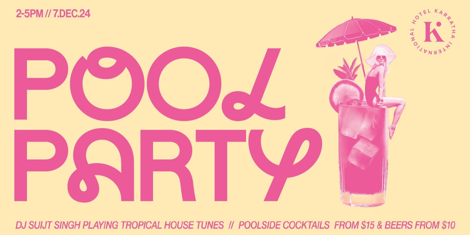 Banner image for Pool Party at The KI 2