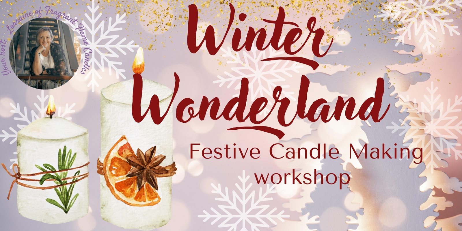 Banner image for Winter Wonderland: Festive Candle Making Workshop for Christmas in July