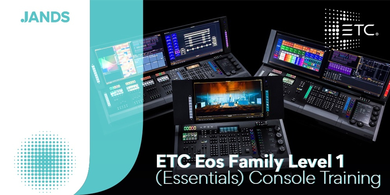 Banner image for ETC Eos Family Day 1 (Essentials) Console Training - Sydney