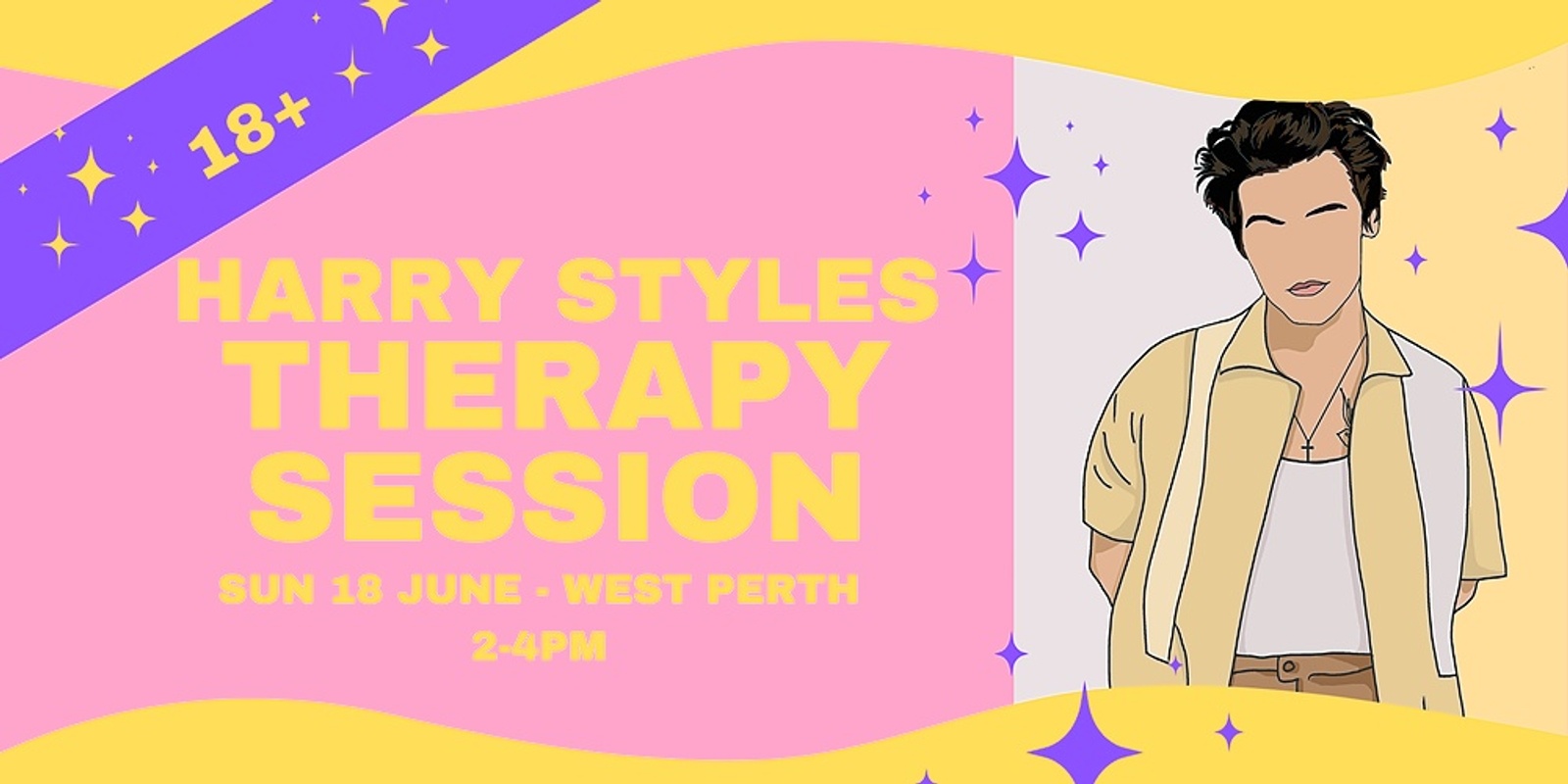 Banner image for Harry Styles Therapy Session - June 18 (18+)
