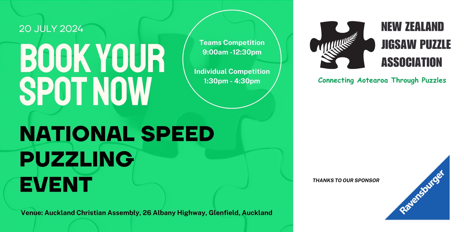 Banner image for NZJPA National Speed Puzzling Event