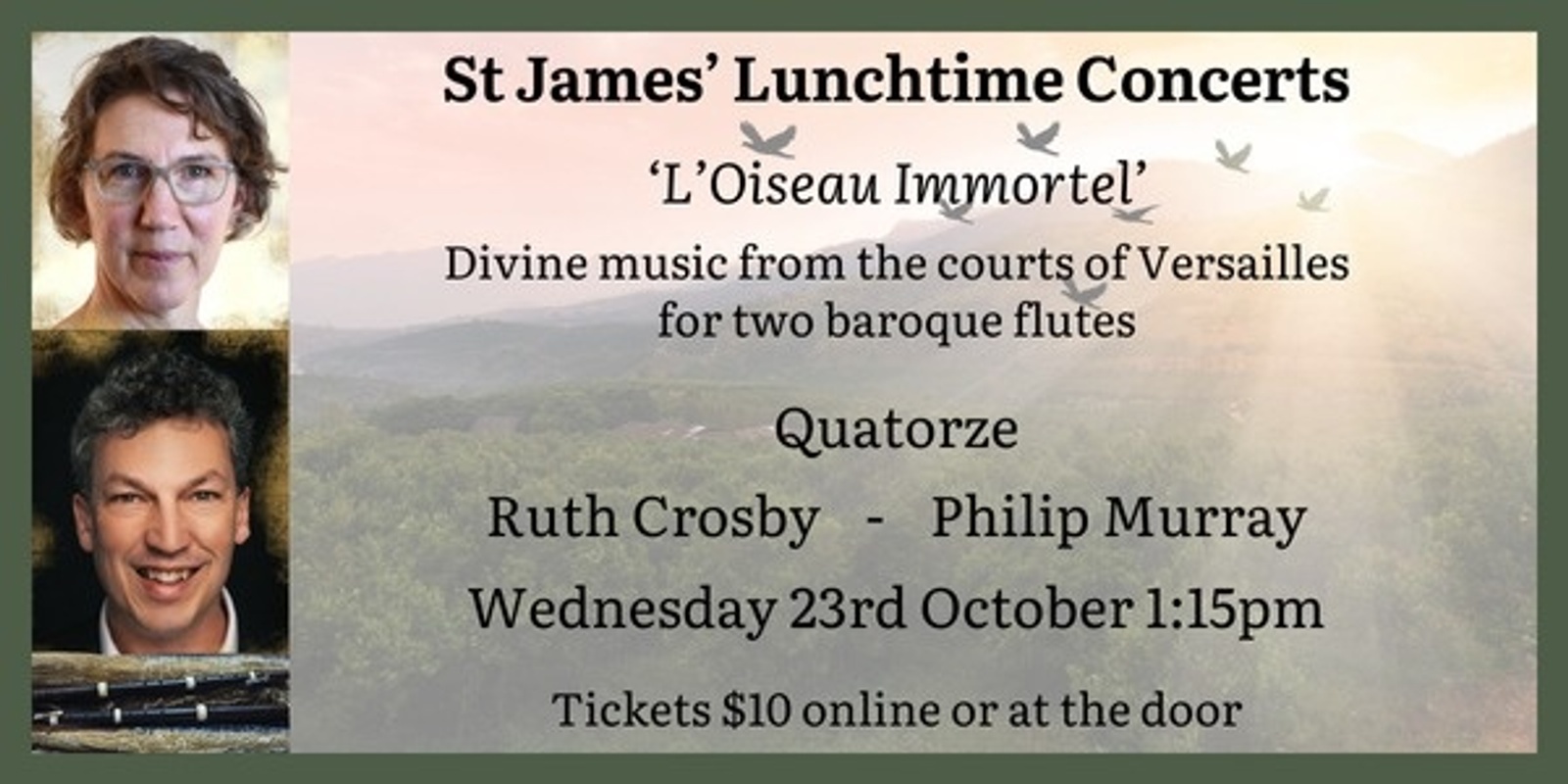 Banner image for Lunchtime Concert - L'oiseau Immortel