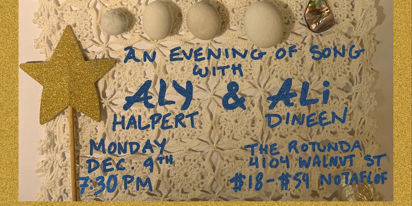 Banner image for Loosen & Hold On: a December concert with Ali and Aly