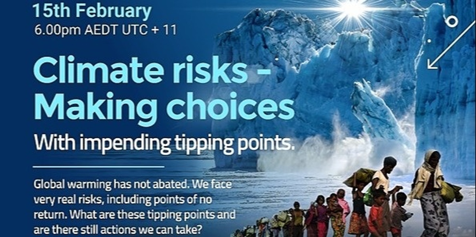 Banner image for Climate risk making choices 🌍