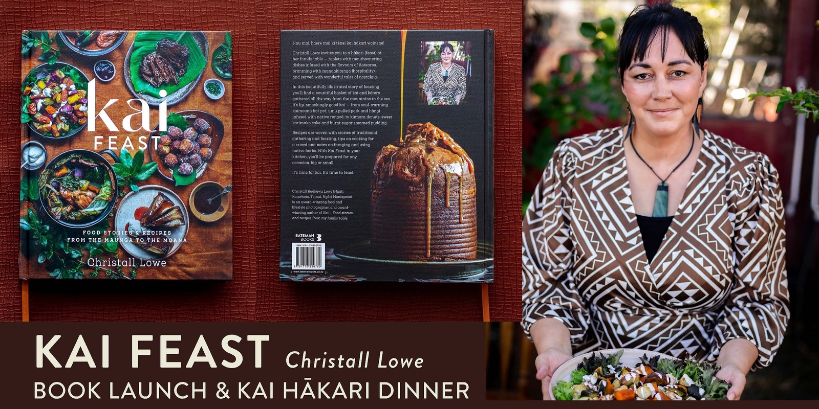 Banner image for Christall Lowe's Official Kai Feast Book Launch and Hākari 