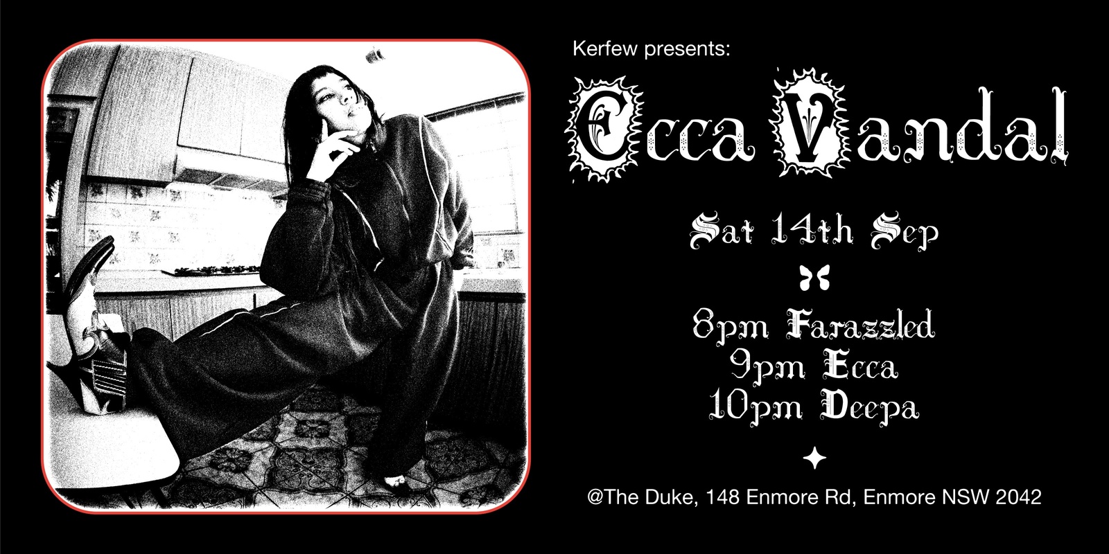 Banner image for Kerfew Presents: ECCA VANDAL