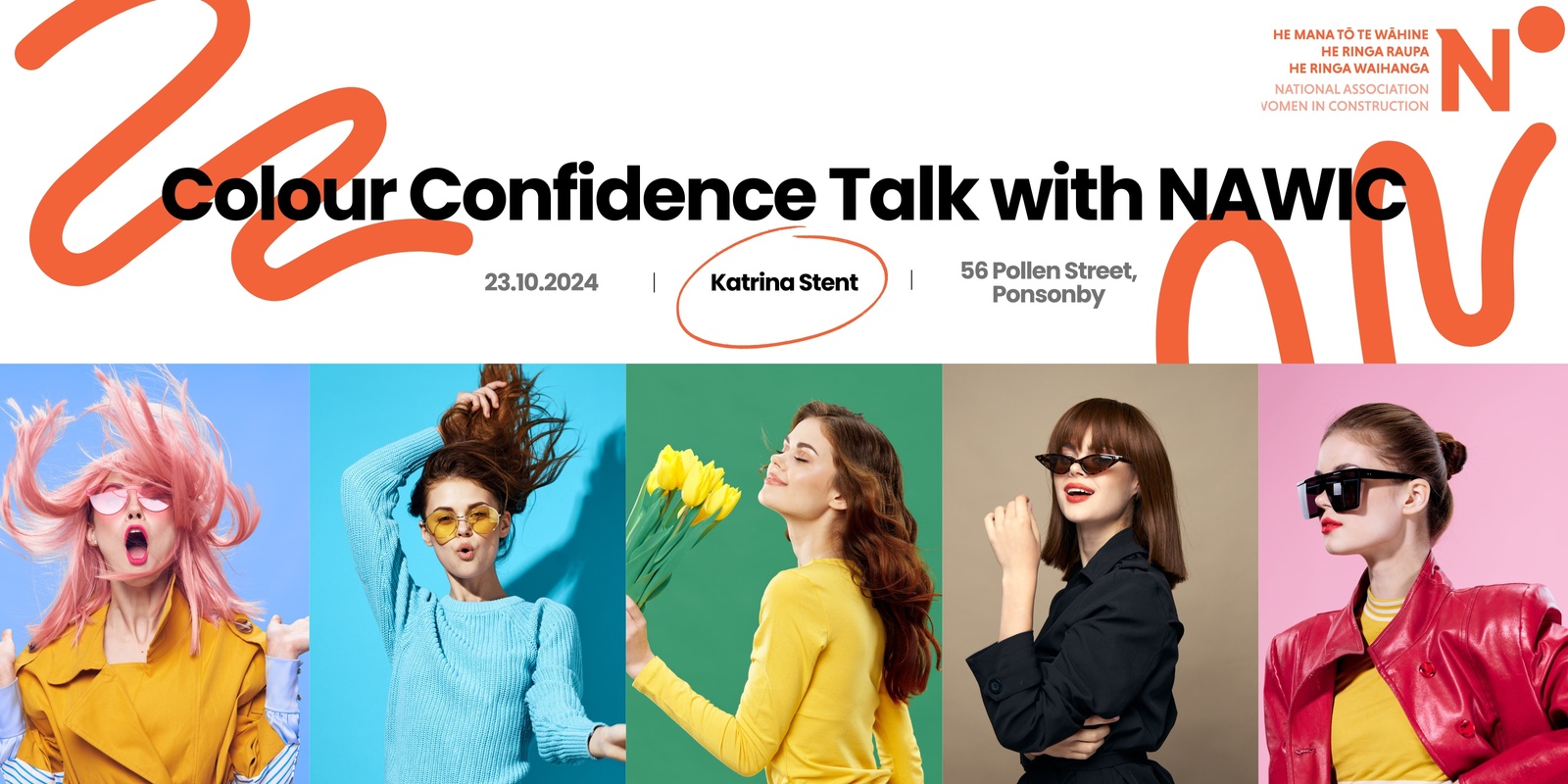 Banner image for NAWIC Auckland Colour Confidence Talk & support Slow Fashion