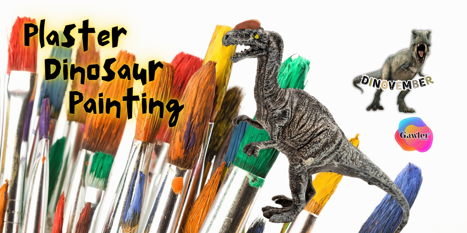 Banner image for Plaster Dinosaur Painting - Evanston Gardens Library