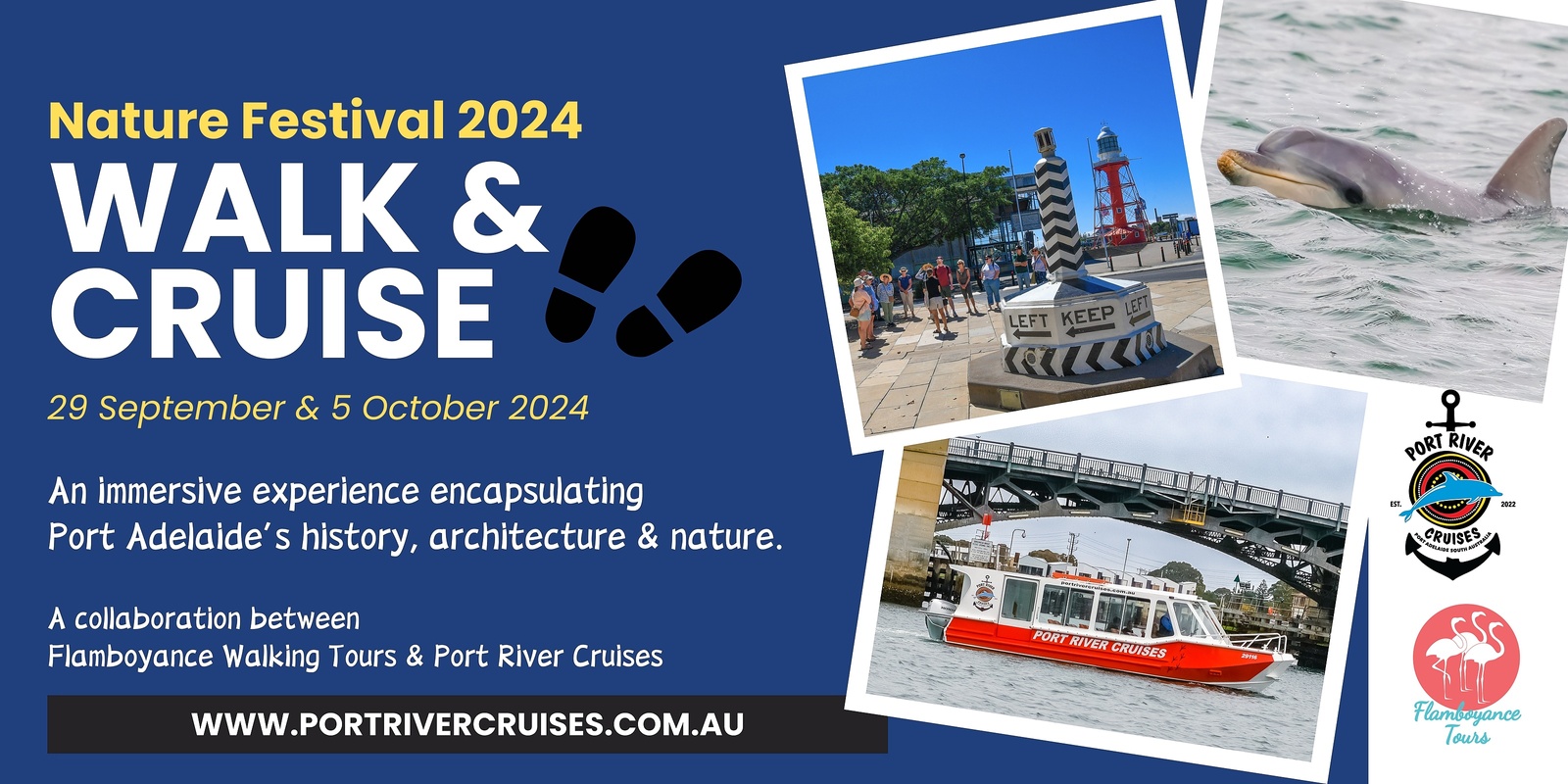 Banner image for Walk & Cruise - an immersive Port Adelaide experience