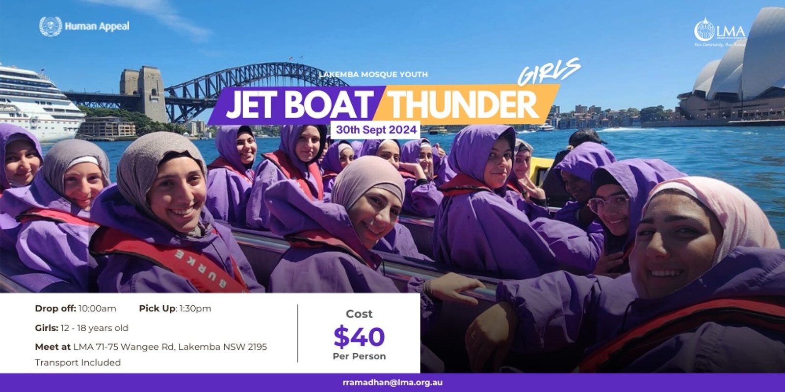 Banner image for Girls Jet Boat Thunder