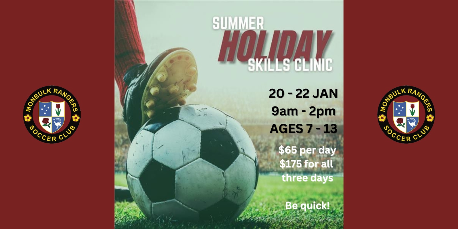 Banner image for Monbulk Rangers - Summer Holidays Skills Clinic