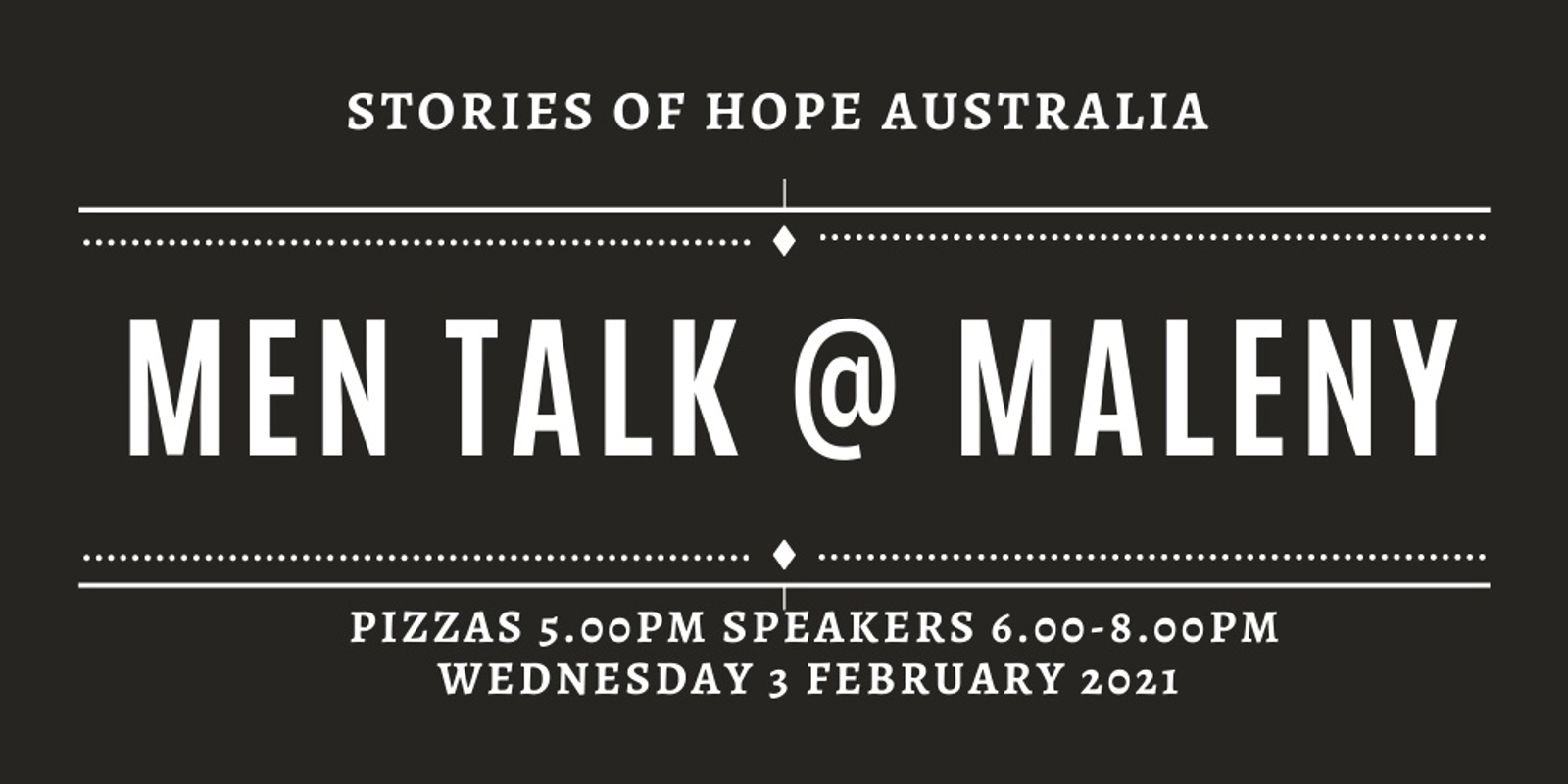 Banner image for Men Talk - Stories of Hope 