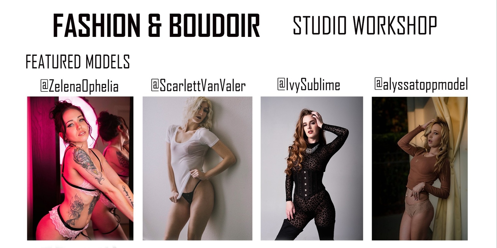 Banner image for Fashion & Boudoir Studio Workshop