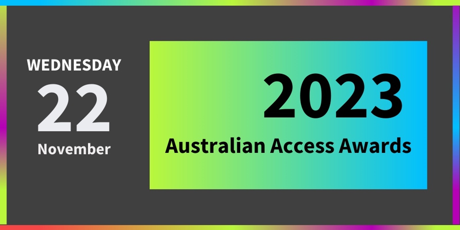 Banner image for Australian Access Awards 2023