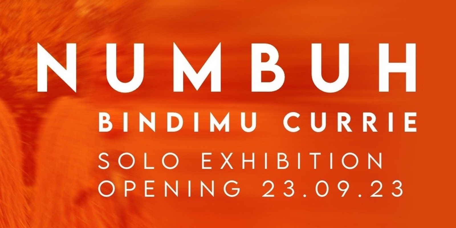 Banner image for Numbuh: Bindimu Currie Exhibition Opening
